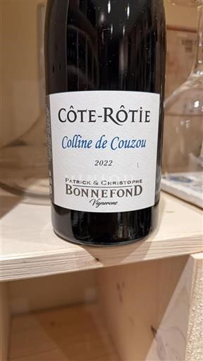 Rhône Valley Côte-Rôtie Patrick & Christophe Bonnefond Colline de Couzou 2022