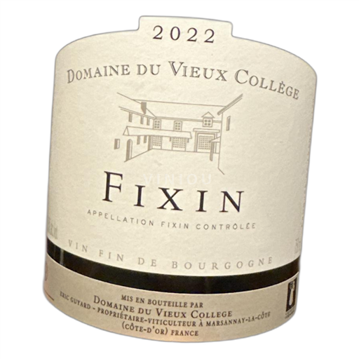 Bourgogne Fixin Domaine du Vieux Collège 2022