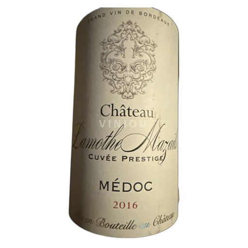 Bordeaux Médoc Lamothe Mazails Prestige 2016
