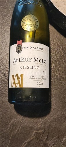 Alsácia Riesling Arthur Metz Racé & Fruité 2022