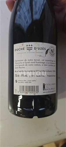 Thung lũng Rhône Duché d'Uzès Les Collines du Bourdic 2023