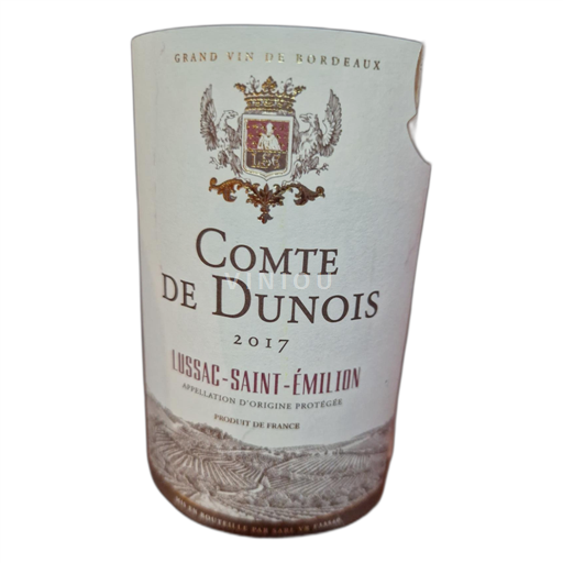 Bordeaux Lussac-Saint-Émilion Comte de Dunois 2017