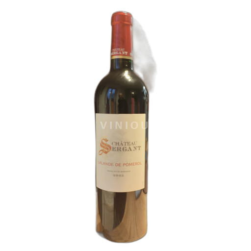 Vin Rouge sec Château Sergant 2022 France Bordeaux Lalande-de-pomerol AOC