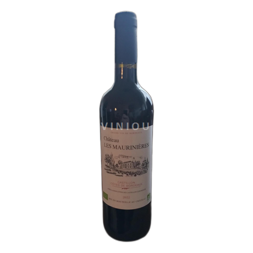 Bordeaux Castillon Côtes de Bordeaux Château Les Maurinières 2022