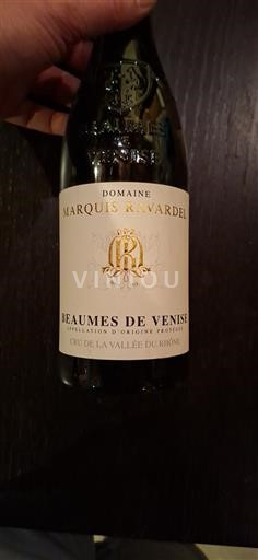 Vin Rouge sec Domaine Marquis Ravardel 2021 France Vallée du Rhône Beaumes de Venise AOC