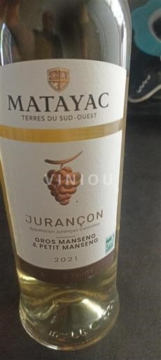 Zuidwest-Frankrijk Jurançon Matayac 2021