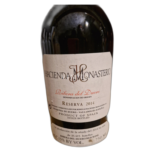 Castilien og León Ribera del Duero Hacienda Monasterio Reserva 2014