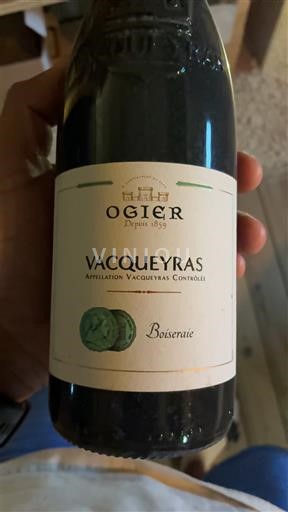 Rona dolina Vacqueyras Ogier Boiseraie Neleten.