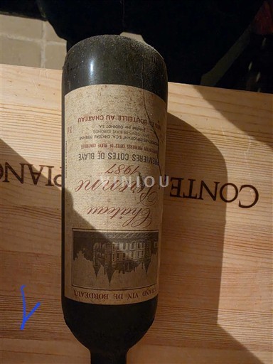 Vine Blaye Château Pérenne - 1987 - Anmeldelser, rådgivning 
