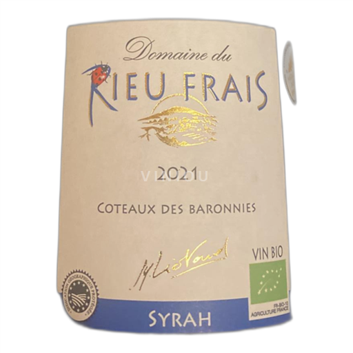 Alpen und Rhônetal Coteaux des Baronnies Domaine du Rieu Frais Syrah 2021