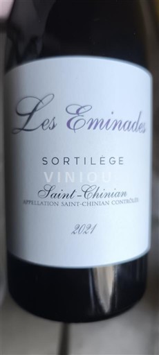 Languedoc Saint-Chinian Les Eminades Sortilèges 2021