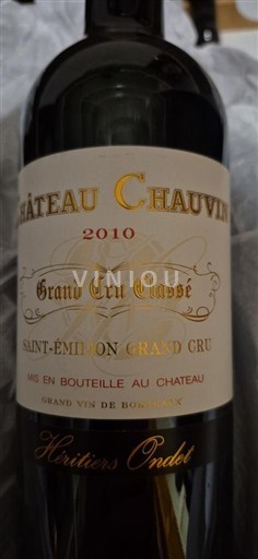 Bordeaux Saint-Émilion Grand Cru Château Chauvin 2010