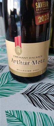 Alsace Crémant d'Alsace Arthur Metz 2021