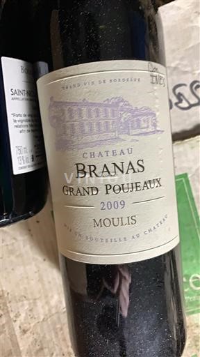 Bordeaux Moulis-en-Médoc Château Branas Grand Poujeaux 2009