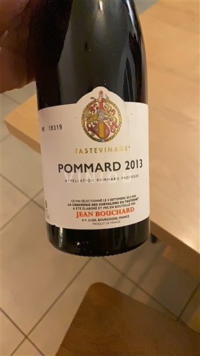 Burgundi Pommard Jean Bouchard Tastevinage 2013