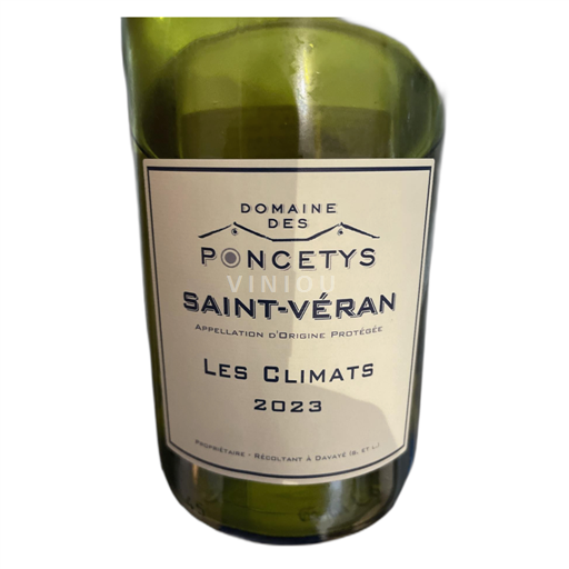 Burgundy Saint-Véran Domaine des Poncetys Les Climats 2023