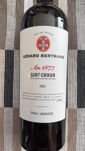 Langvedok Saint-Chinian Gérard Bertrand An 1877 2022
