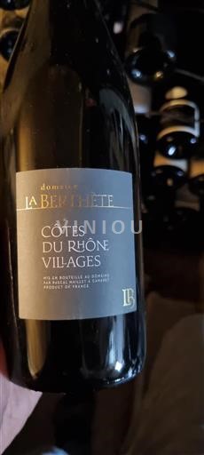 Valle del Rodano Côtes-du-rhône-villages Domaine La Berthète 2022