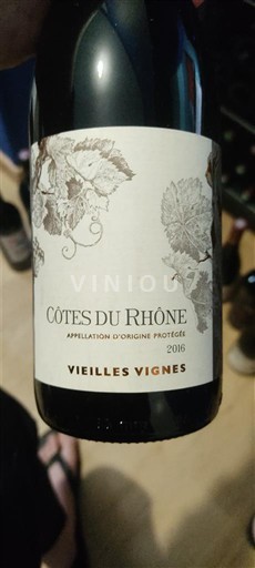 Thung lũng Rhône Côtes-du-rhône Vieilles Vignes 2016