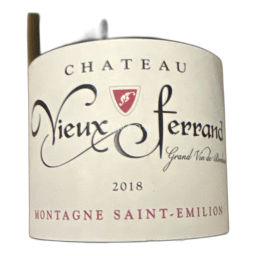 Bordeaux Montagne Saint-Émilion Château Vieux Ferrand 2018