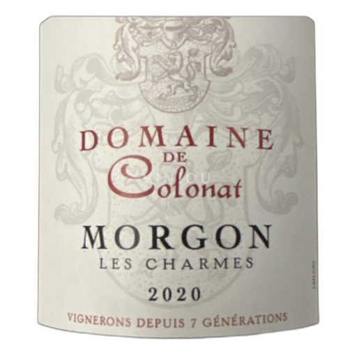 Beaujolais Morgon Domaine de Colonat 2020