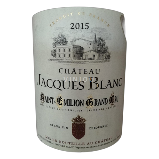 Bordeaux Saint-Émilion Grand Cru Château Jacques Blanc 2015