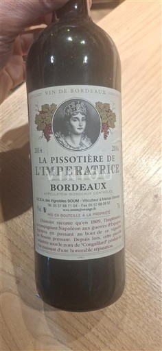 Bordeaux La Pissotière de l'Impératrice 2014