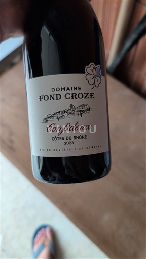 Vale do Ródano Côtes-do-Ródano Domaine Fond Croze Confidence 2023