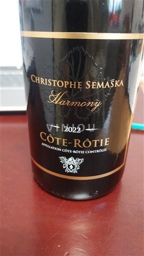 Vallée du Rhône Côte-rôtie Christophe Semaska Harmony 2022