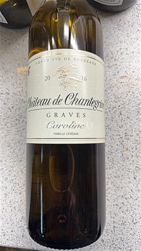Bordeaux Graves Château de Chantegrive Caroline 2016
