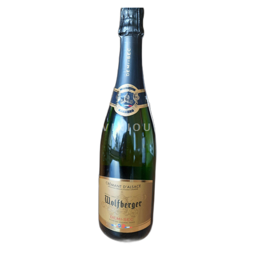 Alsace Crémant d'Alsace Wolfberger Demi-Sec Icke årgångsbetecknad