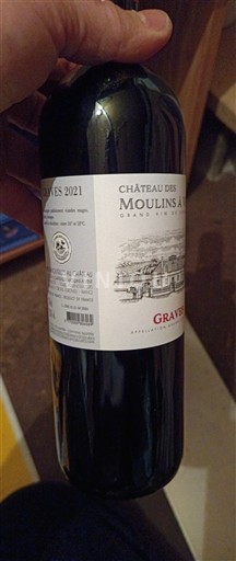 Bordeaux Graves Château des Moulins à vent 2021