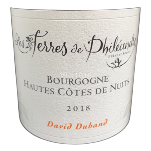 Burgundy Hautes Côtes de Nuits David Duband Les Terres de Philéandre 2019