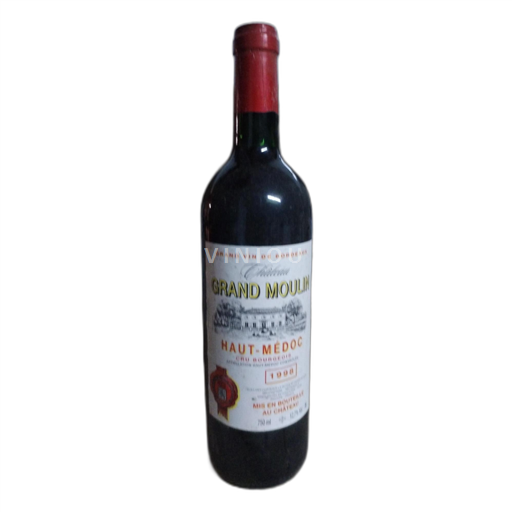 Burdeos Haut-Médoc Château Grand Moulin Cru bourgeois 1998