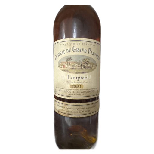 Burdeos Loupiac Château du Grand Plantier 2001