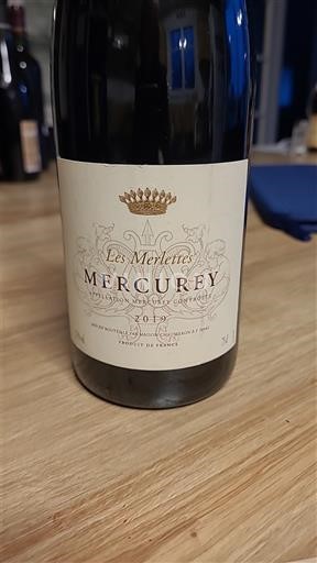 Burgundsko Mercurey Les Merlettes 2019