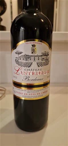 Burdeos Bordeaux Château Lestribeau 2022