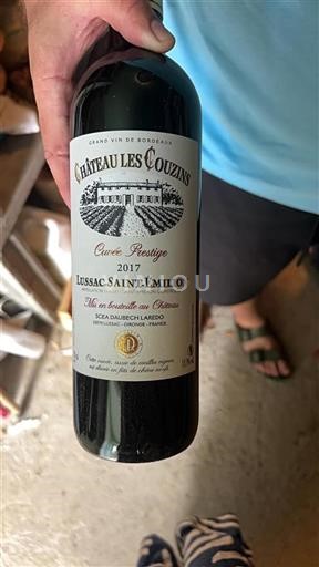 Bordeaux Lussac-saint-émilion Château Les Couzins Prestige 2017