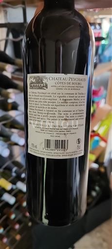 Bordeaux Côtes-de-bourg CHÂTEAU PEYCHAUD  Không niên vụ