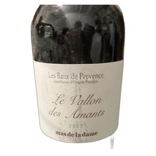Vin Rouge sec Le Vallon des Amants Mas de la Dame 2017 France Provence Baux-de-Provence (Les) AOC