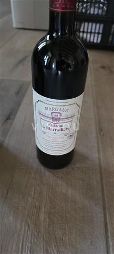 Burdeos Margaux Château Les Barraillots 2020