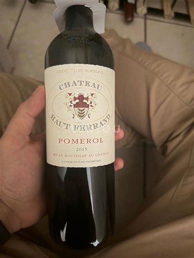 Bordoja Pomerol Château Haut Ferrand 2015
