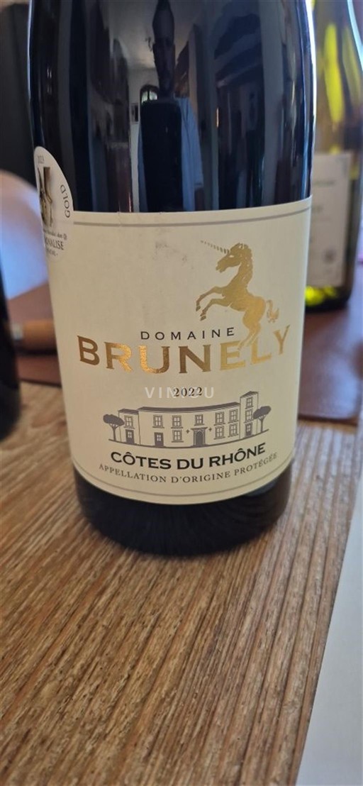 Rhônedalen Côtes du Rhône Domaine Brunely 2022