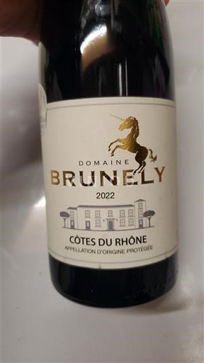 Valle del Ródano Côtes del Ródano Domaine Brunely 2022