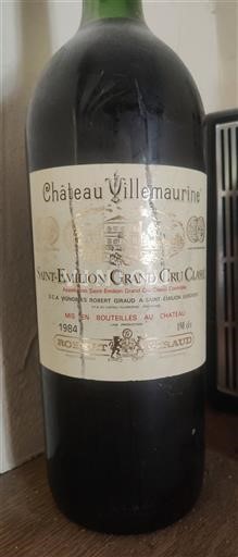 Vin Saint-Émilion Grand Cru Château Villemaurine - 1984 - Avis