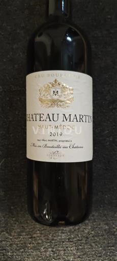 Bordeaux Haut-Médoc Château Martin 2019