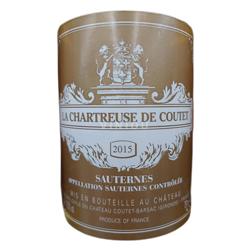 Bordeaux Sauternes La Chartreuse de Coutet 2015