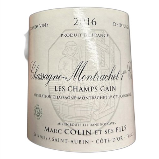 Burgundi Määrittelemätön Marc Colin et Ses Fils Les Champs Gain 2016