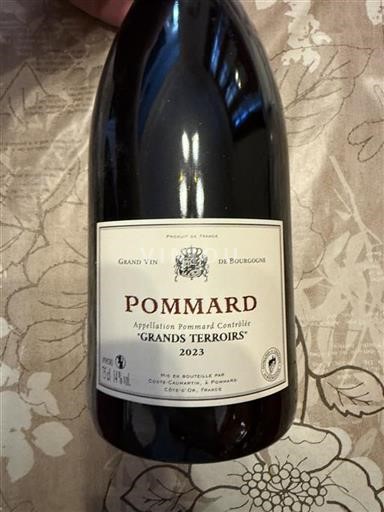 Vin Rouge sec Grands Terroirs Domaine Coste-Caumartin 2023 France Bourgogne Pommard AOC
