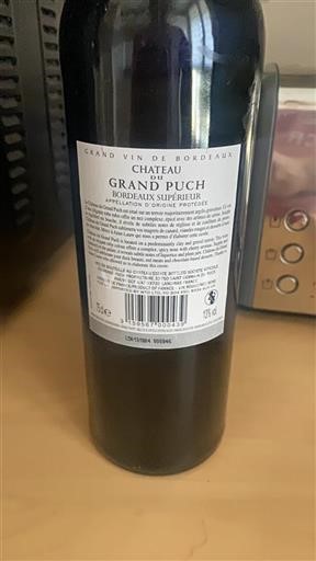 Bordeaux Bordeaux supérieur Chateau du Grand Puch 2021